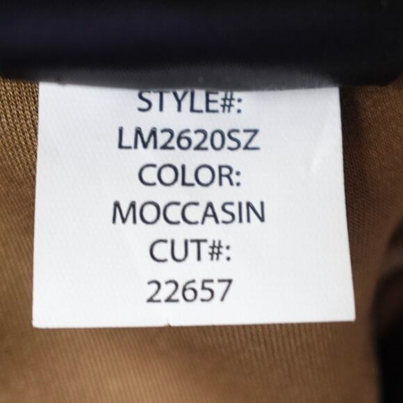 Liverpool Faux Suede Pants Sz 12‎ Moccasin Camel Tan Skinny Leg High Rise - Picture 10 of 14